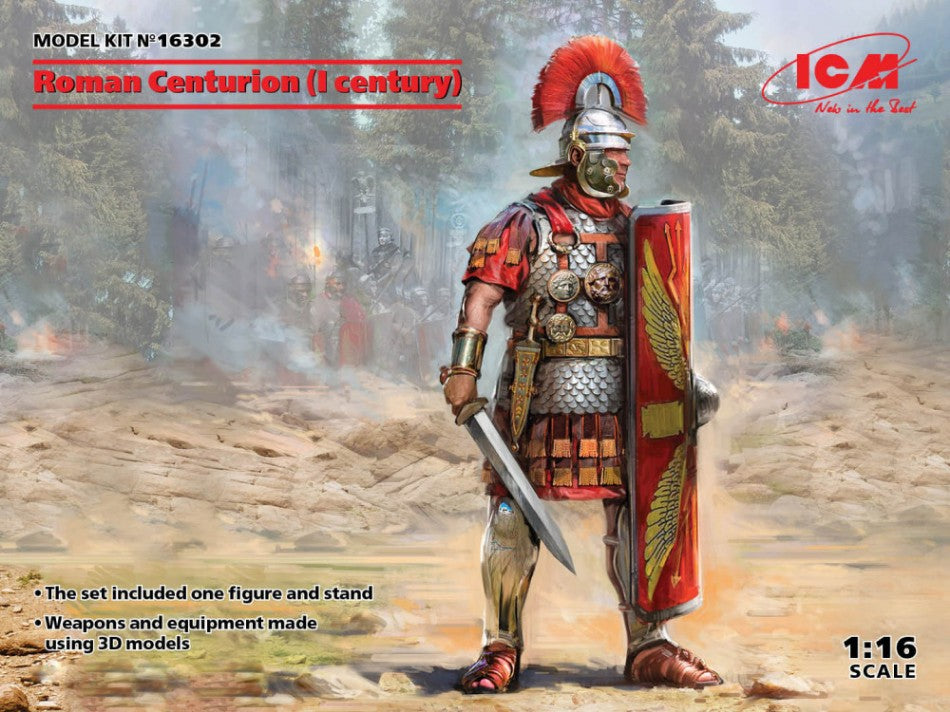 ROMAN CENTURION (1 CENTURY) KIT 1:16 - ICM - ICM16302