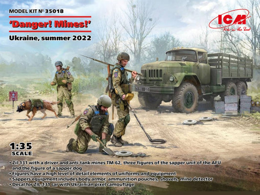 DANGER! MINES! UKRAINE SUMMER 2022 KIT 1:35 - ICM - ICM35018