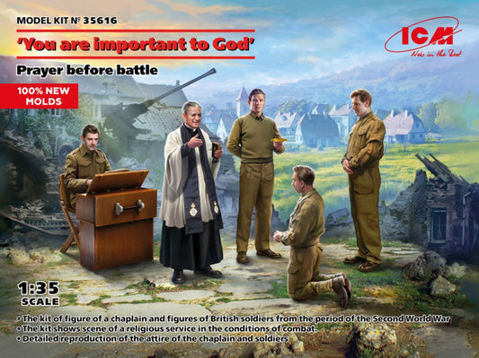 YOU ARE IMPORTANT TO GOD - PRAYER BEFORE BATTLE KIT 1:35 - ICM - ICM35616