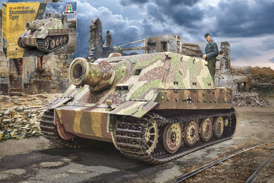 38 cm RW61 AUS STURMMORSER TIGER KIT 1:35 - Italeri - IT6573