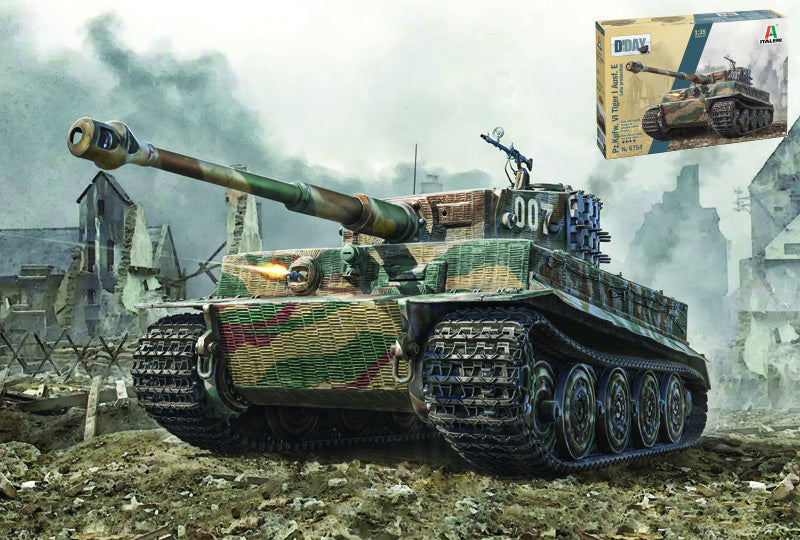 Pz.Kpfw. VI TIGER I Ausf. E LATE PRODUCTION KIT 1:35 - Italeri - IT6754