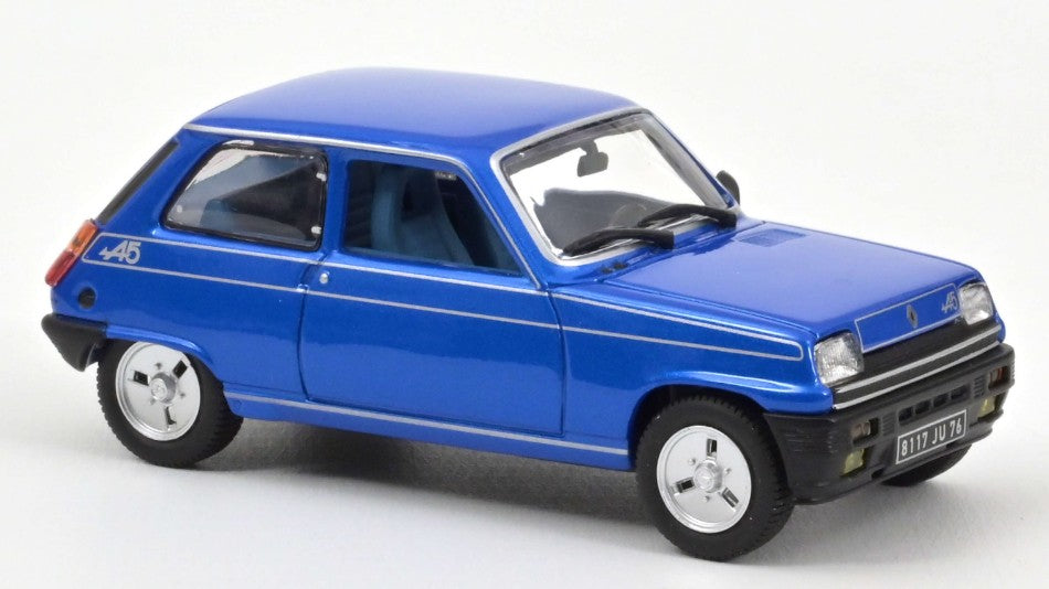 RENAULT 5 ALPINE 1977 BLUE 1:43 REPROD.2024 - Norev - NV510512R