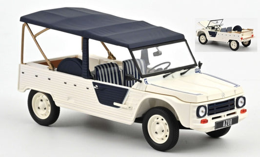 CITROEN MEHARI 1983 WHITE/AZUR 1:18 - Norev - NV181800