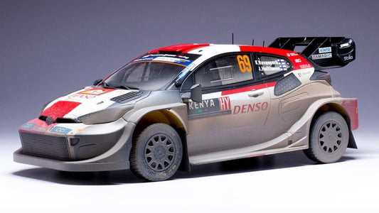 TOYOTA GR YARIS WRC HYBRID N.69 RALLY SAFARI 2023 ROVANPER-HALTT.1:18 - Ixo Model - 18RMC173B