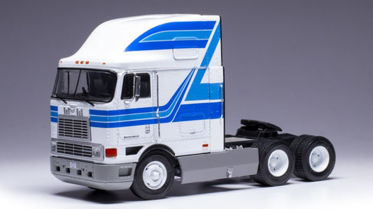 INTERNATIONAL EAGLE CABOVER 1995 WHITE/BLUE 1:43 - Ixo Model - TR190