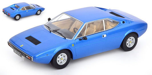 FERRARI 208 GT4 1975 LIGHT BLUE METALLIC 1:18 - KK Scale - KKDC181202