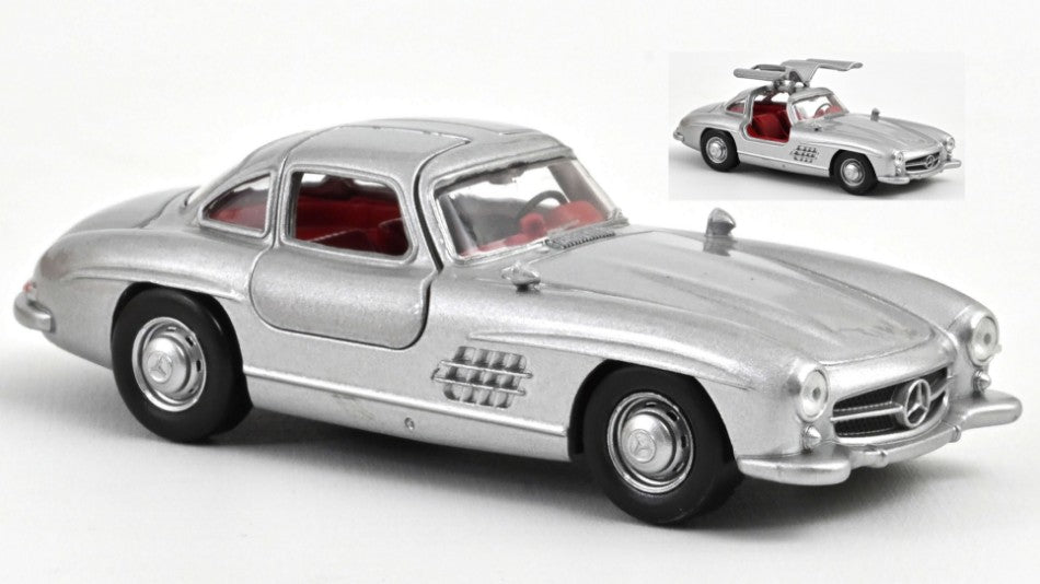 MERCEDES 300 SL 1954 GREY METALLIC JET-CAR 1:43 - Norev - NV351197
