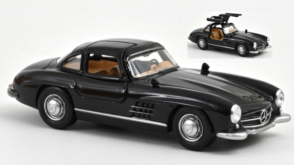 MERCEDES 300 SL 1954 BLACK JET-CAR 1:43 - Norev - NV351198