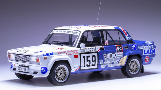 LADA 2105 VFTS N.159 1000 LAKES RALLY 1987
TUMALEVICIOUS-VIDEIKA 1:18 - Ixo Model - 18RMC181B