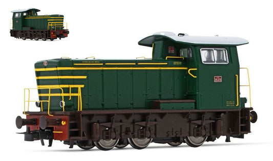 FS LOCOMOTIVA DIESEL DA MANOVRA LIVREA VERDE/GIALLO EP.IV 1:87 - Rivarossi - HR2931