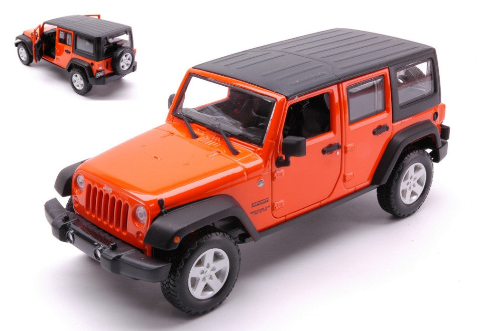 JEEP WRANGLER UNLIMITED 2015 ORANGE 1:24 - Maisto - MI31268OZ