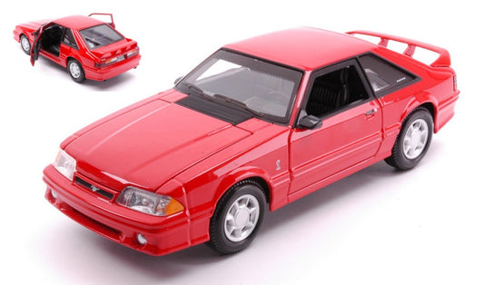 FORD MUSTANG SVT COBRA 1993 RED 1:24 - Maisto - MI32906R