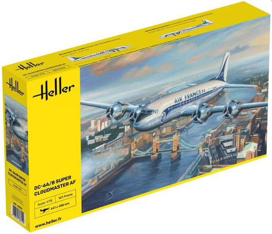 DC6 SUPER CLOUDMASTER AF KIT 1:72 - Heller - HL80315