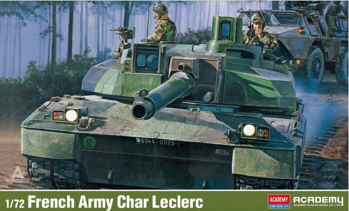 FRENCH ARMY CHAR LECLERC KIT 1:72 - Academy - ACD13427