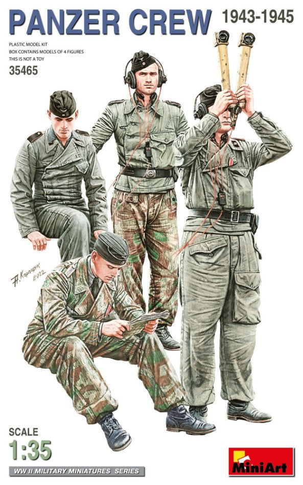 PANZER CREW 1943-1945 KIT 1:35 - Miniart - MIN35465