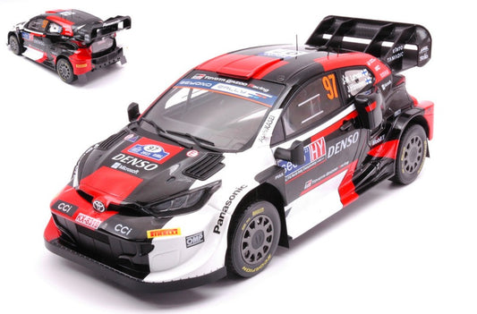 TOYOTA GR YARIS N.97 FINLAND RALLY 2023 LATVALA-HANNINEN 1:18 - Ixo Model - 18RMC174B