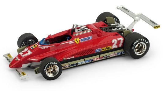 FERRARI 126 C2 GILLES VILLENEUVE 1982 N.27 LONG BEACH GP 1:43 - Brumm - BM0272