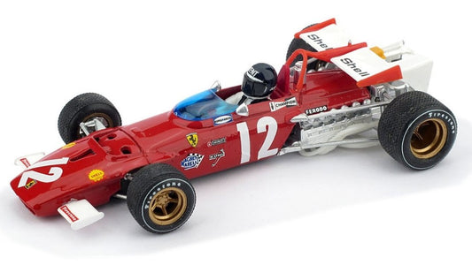 FERRARI 312B J.ICKX 1970 N.12 WINNER AUSTRIAN GP W/PILOTE 1:43 - Brumm - BM0312CH