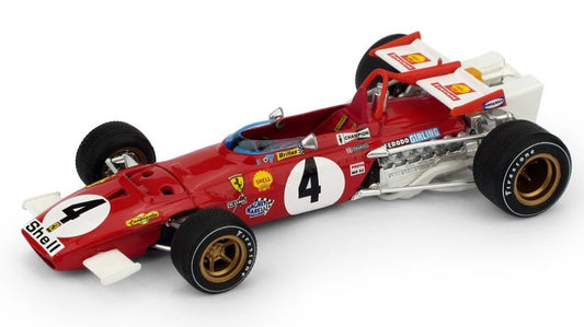 FERRARI 312 B CLAY REGAZZONI 1970 N.4 WINNER ITALY GP 1:43 - Brumm - BM0313