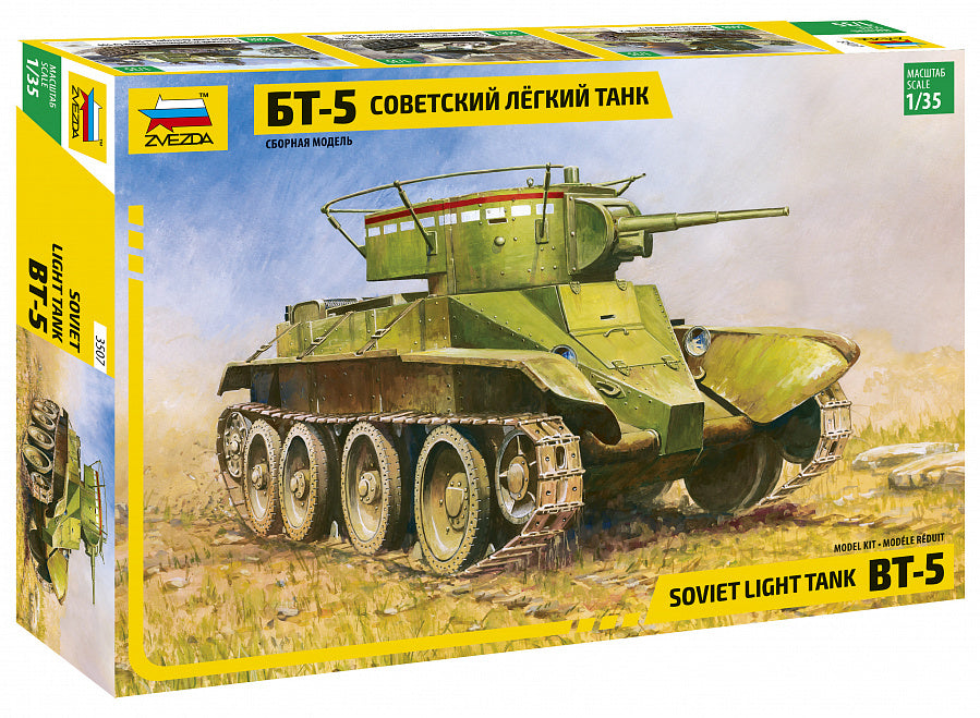 SOVIET LIGHT TANK BT 5 KIT 1:35 - Zvezda - Z3507