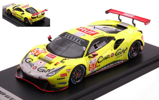 FERRARI 488 GTE EVO N.57 LE MANS 2023 KIMURA/HUFFAKER/SERRA 1:43 - Looksmart - LSLM165