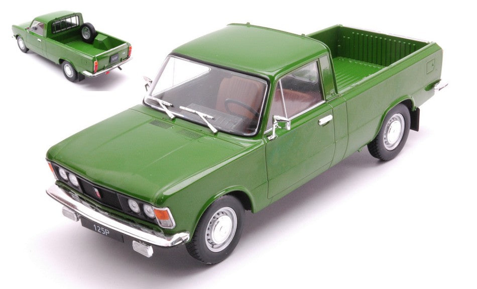 FIAT 125P PICK-UP 1975 GREEN 1:24 - Whitebox - WB124219