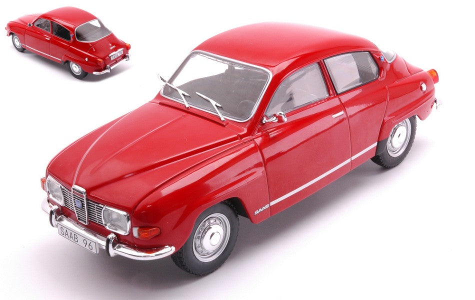 SAAB 96 V4 1970 RED 1:24 - Whitebox - WB124220