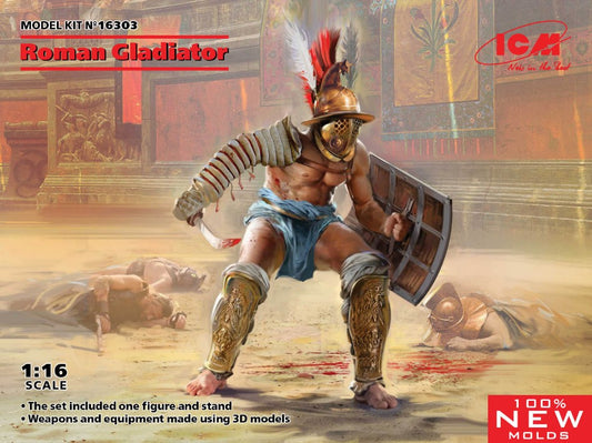 ROMAN GLADIATOR KIT 1:16 - ICM - ICM16303