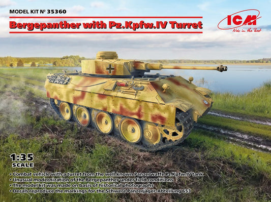 BERGEPANTHER WITH Pz.Kpfw.IV TURRET KIT 1:35 - ICM - ICM35360