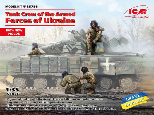 TANK CREW OF THE ARMED FORCES OF UKRAINE KIT 1:35 - ICM - ICM35756