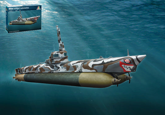 U-BOOT BIBER MIDGE SUBMARINE KIT 1:35 - Italeri - IT5609