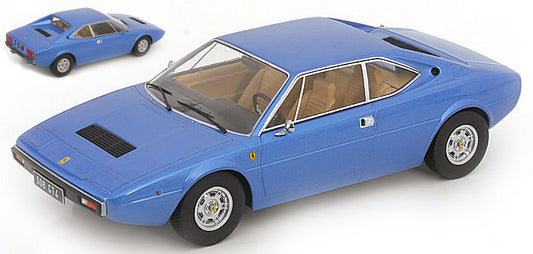 FERRARI 308 GT4 1974 LIGHT BLUE METALLIC 1:18 - KK Scale - KKDC181232