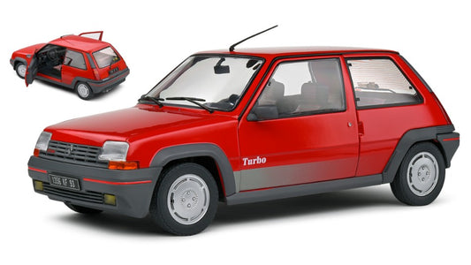 RENAULT R5 GT TURBO MKI 1985 RED 1:18 - Solido - SL1810001