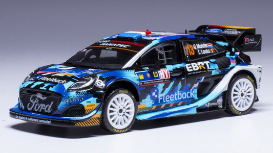 FORD PUMA RALLY 1 N.13 WRC CENTRAL EUROPEAN RALLY 2023 MUNSTER-LOUKA1:43 - Ixo Model - RAM905B