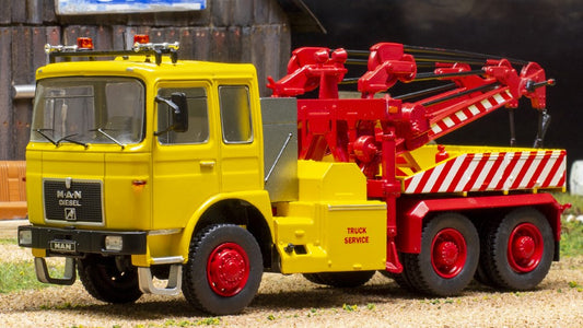 MAN F 8 26.281 YELLOW 1:43 - Ixo Model - TRU043A