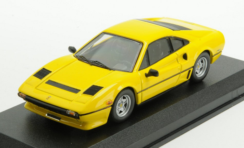 FERRARI 208 GTB TURBO 1980 YELLOW 1:43 - Best Model - BT9203-2