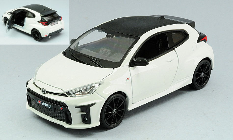 TOYOTA GR YARIS 2021 WHITE 1:24 - Maisto - MI32909W