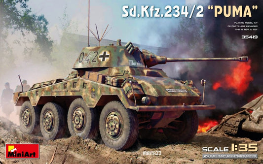 Sd.Kfz.234/2 PUMA INTERIOR KIT 1:35 - Miniart - MIN35419