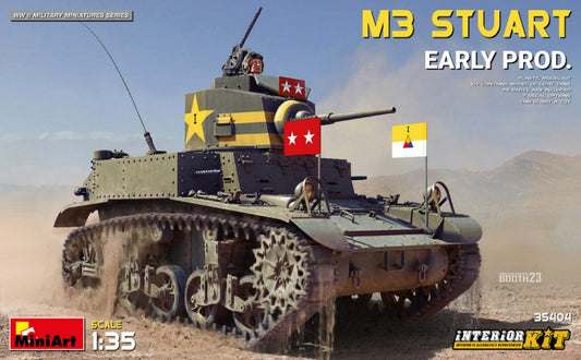 M3 STUART EARLY PROD. INTERIOR KIT 1:35 - Miniart - MIN35404
