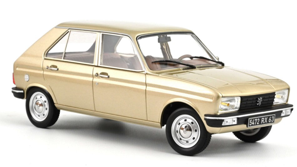PEUGEOT 104 GR 1981 BEIGE METALLIC 1:18 - Norev - NV184904
