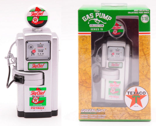 GAS PUMP TEXACO 1948 1:18 - Greenlight - GREEN14150B