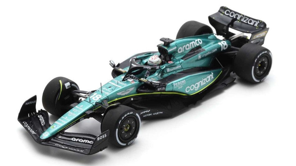 ASTON MARTIN N.18 9th CANADA GP 2023 LANCE STROLL1:43 - Spark Model - S8598