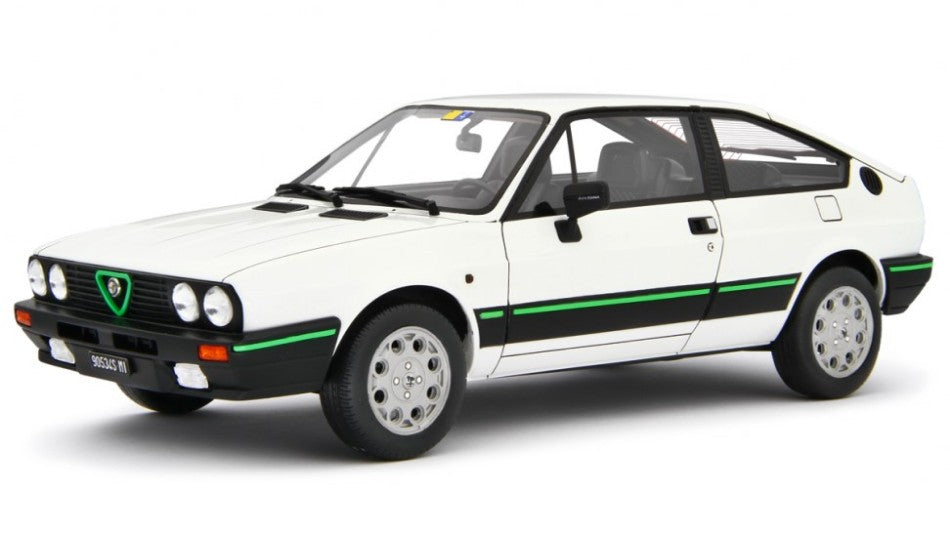 ALFA SPRINT 1.5 Q.V.1983 WHITE 1:18 - Laudo Racing - LM184C