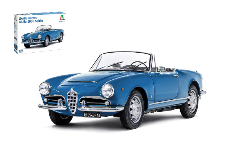 ALFA ROMEO GIULIA 1600 SPIDER KIT 1:24 - Italeri - IT3668