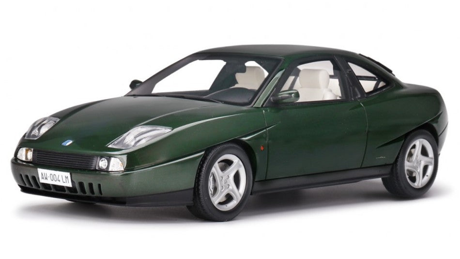 FIAT COUPE 2.0 TURBO 20v 1996 MET.GREEN/WHITE 1:18 - Laudo Racing - LM189E