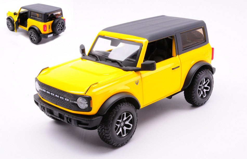 FORD BRONCO BADLANDS 2021 YELLOW 1:24 - Maisto - MI31530Y