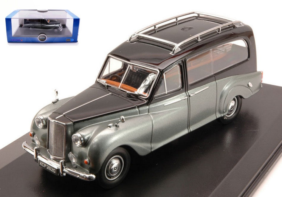 AUSTIN PRINCE HEARSE BLACK AND SILVER 1:43 - Oxford - OXFAPH003