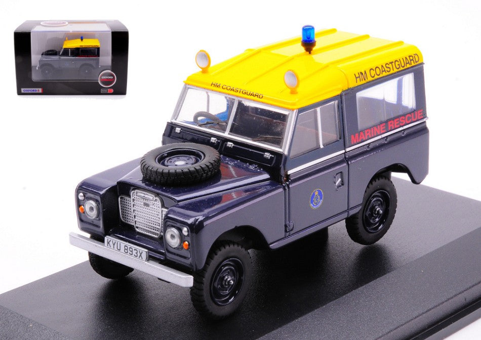 LAND ROVER SERIES 3 SWB STATION WAGON HM COASTGUARD 1:43 - Oxford - OXF43LR3S007
