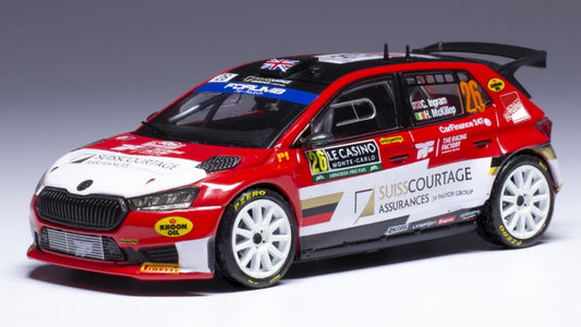 SKODA FABIA RALLY2 N.26 RALLY MONTE CARLO 2024 INGRAM-MCKILLOP 1:43 - Ixo Model - RAM922