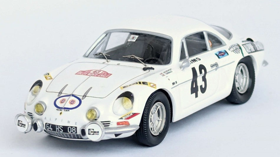 ALPINE A110 MONTE CARLO RALLY 1973 DACREMONT-DESVIGNES 1:43 - Trofeu - TFRRFR79